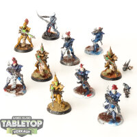 Drukhari - 10 x Kabalite Warriors - teilweise bemalt