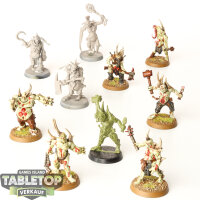 Death Guard - 10 x Poxwalkers - teilweise bemalt