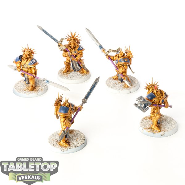 Stormcast Eternals - 5 Protectors - bemalt