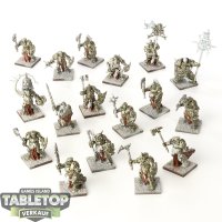 Warriors of Chaos - 17 Nurgle Chaos Warriors - teilweise...