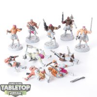 Chaos Space Marines - 10x Chaos Cultists - teilweise bemalt