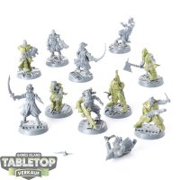 Chaos Space Marines - 11x  Chaos Cultists - unbemalt