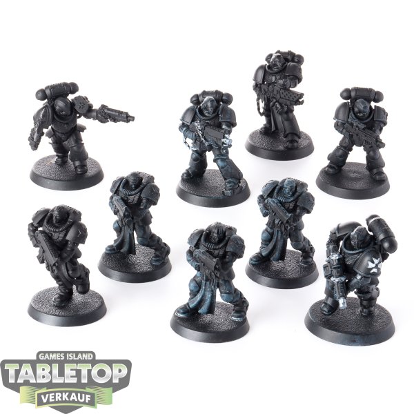 Black Templars - 10 x Primaris Crusader Squad - teilweise bemalt