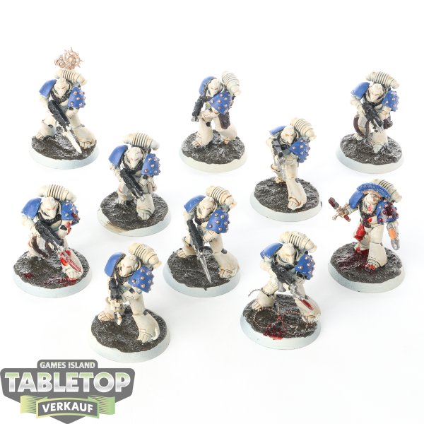 Horus Heresy - 10x Legion MKVI Tactical Squad - teilweise bemalt