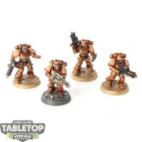 Space Marines - 4 Intercessors - bemalt