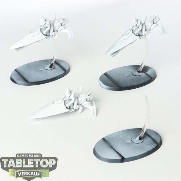 Craftworlds - 3 x Windriders - grundiert