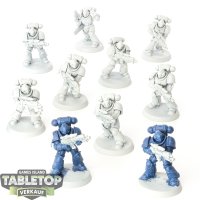 Space Marines - 10x Intercessors - teilweise bemalt