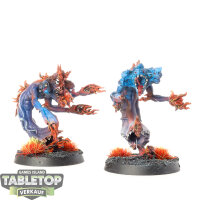 Disciples of Tzeentch - 2x Flamers of Tzeentch - bemalt