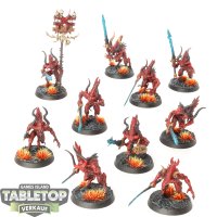 Blades of Khorne - 10x Daemons Of Khorne Bloodletters -...