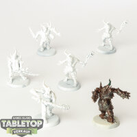 Death Guard - 6x Poxwalkers - teilweise bemalt