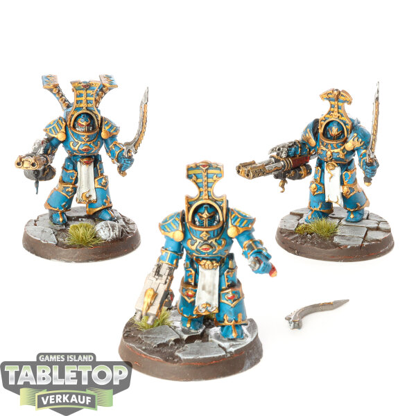 Thousand Sons - 3x Scarab Occult Terminators - teilweise bemalt