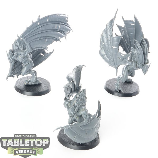 Soulblight Gravelords - 3 x Vargheists - unbemalt