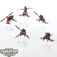 Drukhari - 5x Hellions - teilweise bemalt