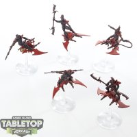 Drukhari - 5x Hellions - teilweise bemalt