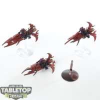 Drukhari - 3x Reavers - bemalt