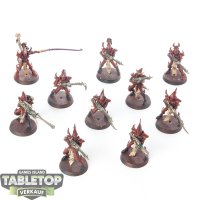 Drukhari - 10x Kabalite Warriors - bemalt