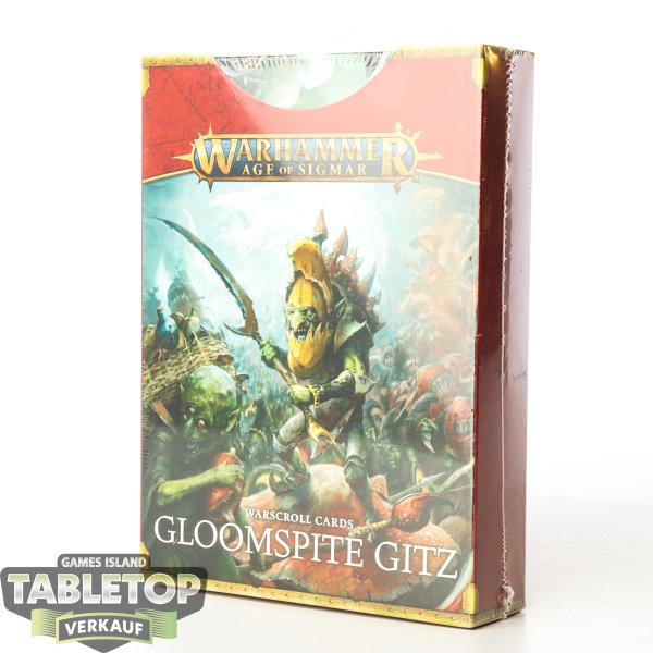 Gloomspite Gitz - Warscroll Karten & Token 3te Edition  - deutsch