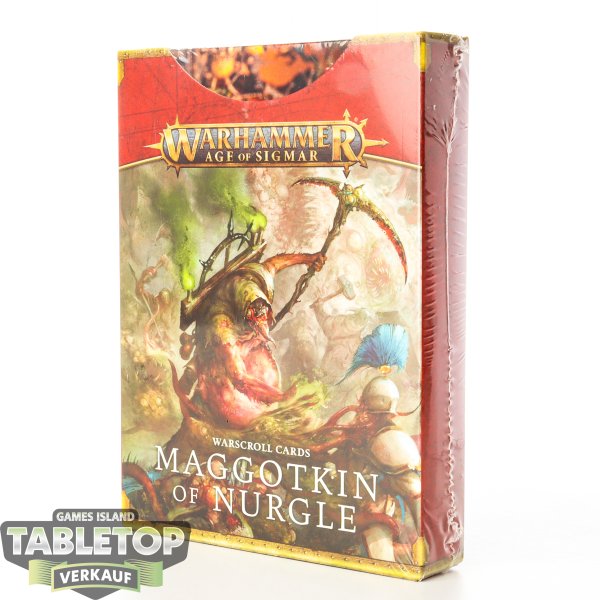 Maggotkin of Nurgle - Warscroll Karten & Token 3te Edition  - deutsch