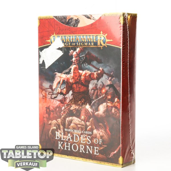 Blades of Khorne - Warscroll Karten & Token 3te Edition  - deutsch