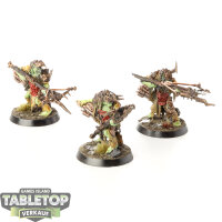 Orruk Warclans - 3 Man-Skewer Boltboyz - bemalt