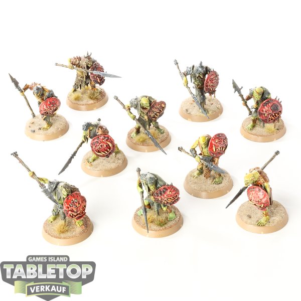 Orruk Warclans - 10 Gutrippaz - bemalt