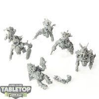 Orks - 5x Ork Stormboyz - unbemalt