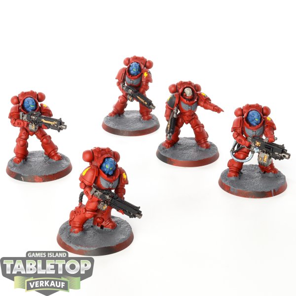 Blood Angels - 5x Heavy Intercessors - bemalt