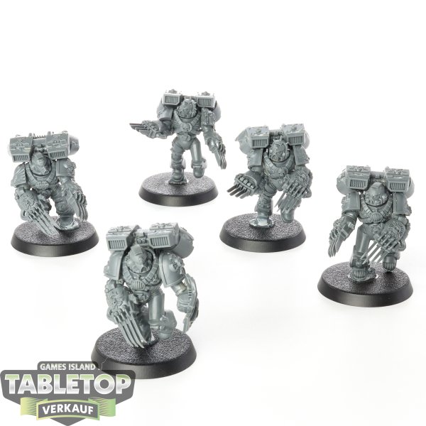Space Marines - 5x Vanguard Veteran Squad - unbemalt