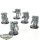 Space Marines - 5x Vanguard Veteran Squad - unbemalt