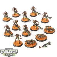 Necrons - 10 Necron Warriors - bemalt