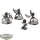 Necrons - 3 Skorpekh Destroyers - grundiert
