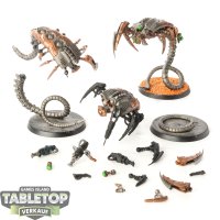 Necrons - 3 Canoptek Wraiths - teilweise bemalt