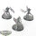 Necrons - 3 Skorpekh Destroyers - teilweise bemalt