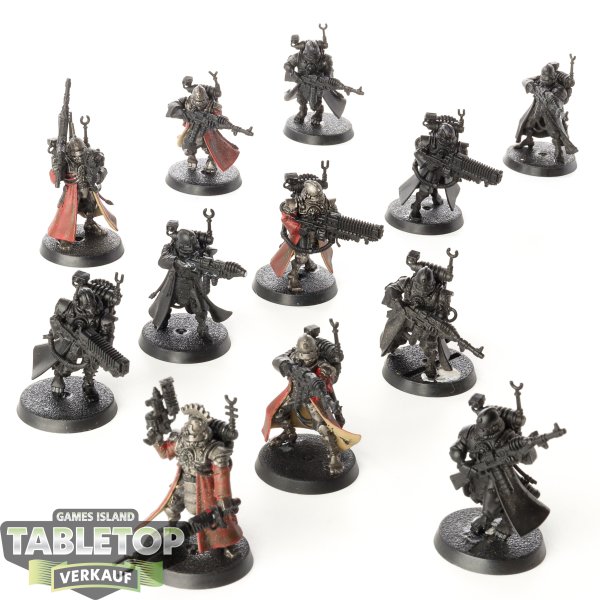 Adeptus Mechanicus - 12x Skitarii Vanguard - teilweise bemalt