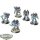 Space Marines - 5x Vanguard Veteran Squad - bemalt