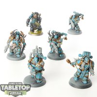 Death Guard - 6x Plague Marines - teilweise bemalt