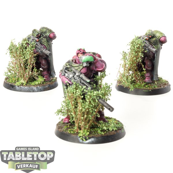 Space Marines - 3X Eliminators - bemalt