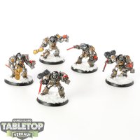 Grey Knights - 5 Terminators - bemalt