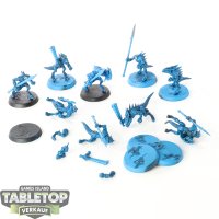 Seraphon - 9 Saurus Krieger - teilweise bemalt