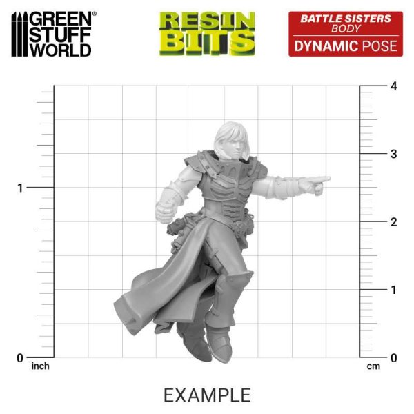 Green Stuff World - DakkaDakka - Battle Sisters of Repentance - Dynamic Pose Bodys