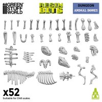 Green Stuff World - 3D printed set - Animal Bones 1:48