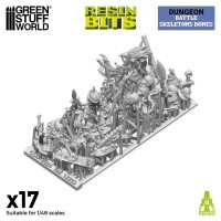 Green Stuff World - 3D printed set - Battle Skeleton...