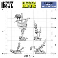 Green Stuff World - 3D printed set - Battle Skeleton Bones 1:48