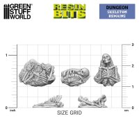 Green Stuff World - 3D printed set - Skeleton Remains 1:48