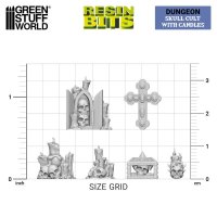 Green Stuff World - 3D printed set - Skull Cult with...