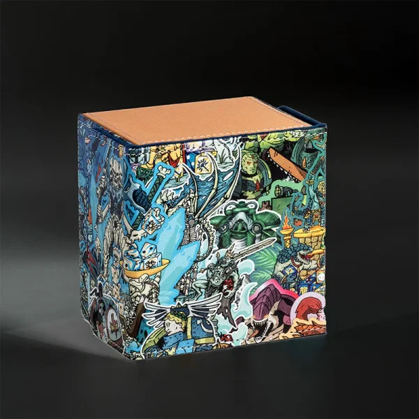 Baron of Dice - 100+ XL Deck Box - Grimdark Collage