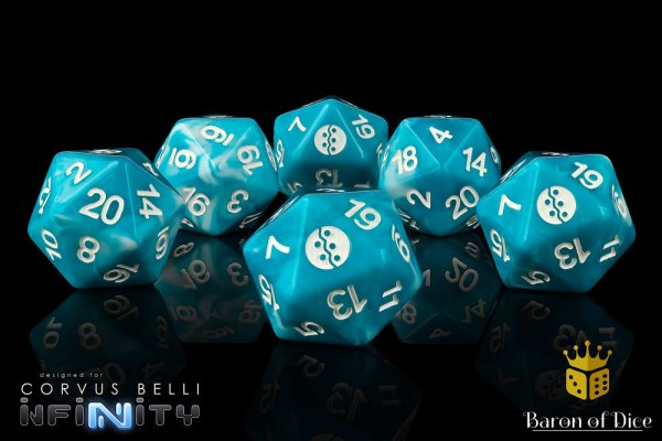 Baron of Dice - Infinity: PanOceania - Official Dice Set (6 Dices)