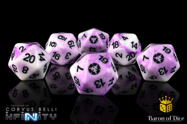 Baron of Dice - Infinity: Aleph - Official Dice Set (6 Dices)