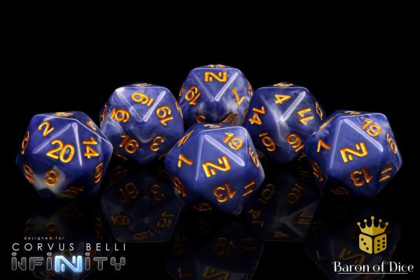 Baron of Dice - Infinity: N4 Show Me The Light! - Official Dice Set (6 Dices)