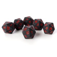 Baron of Dice - Infinity: N4 Black w/ Red - Official Dice...